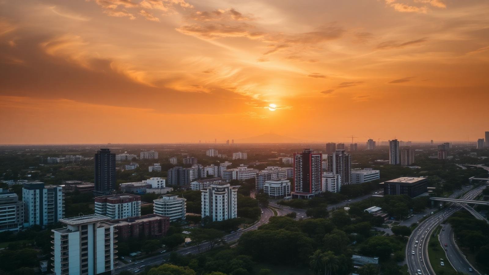 Pune skyline — India's growing outbound migration hub